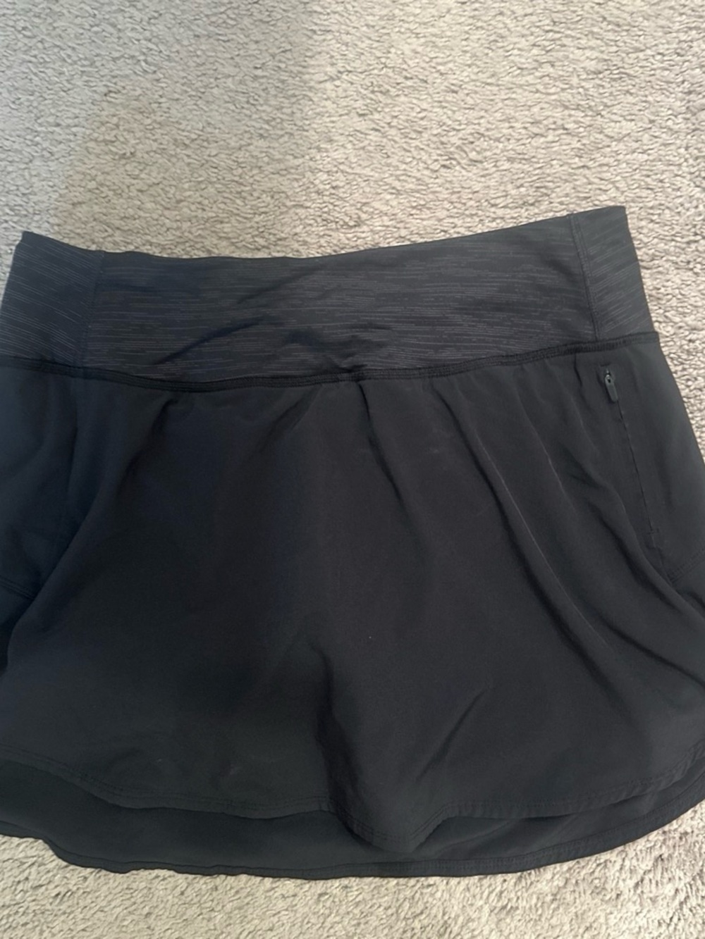 Outdoor Voices Black Athletic Skort with High Waistband